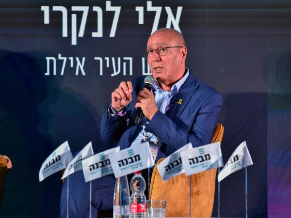 אלי לנקרי ראש עיריית אילת (צילום: עידן גרוס)