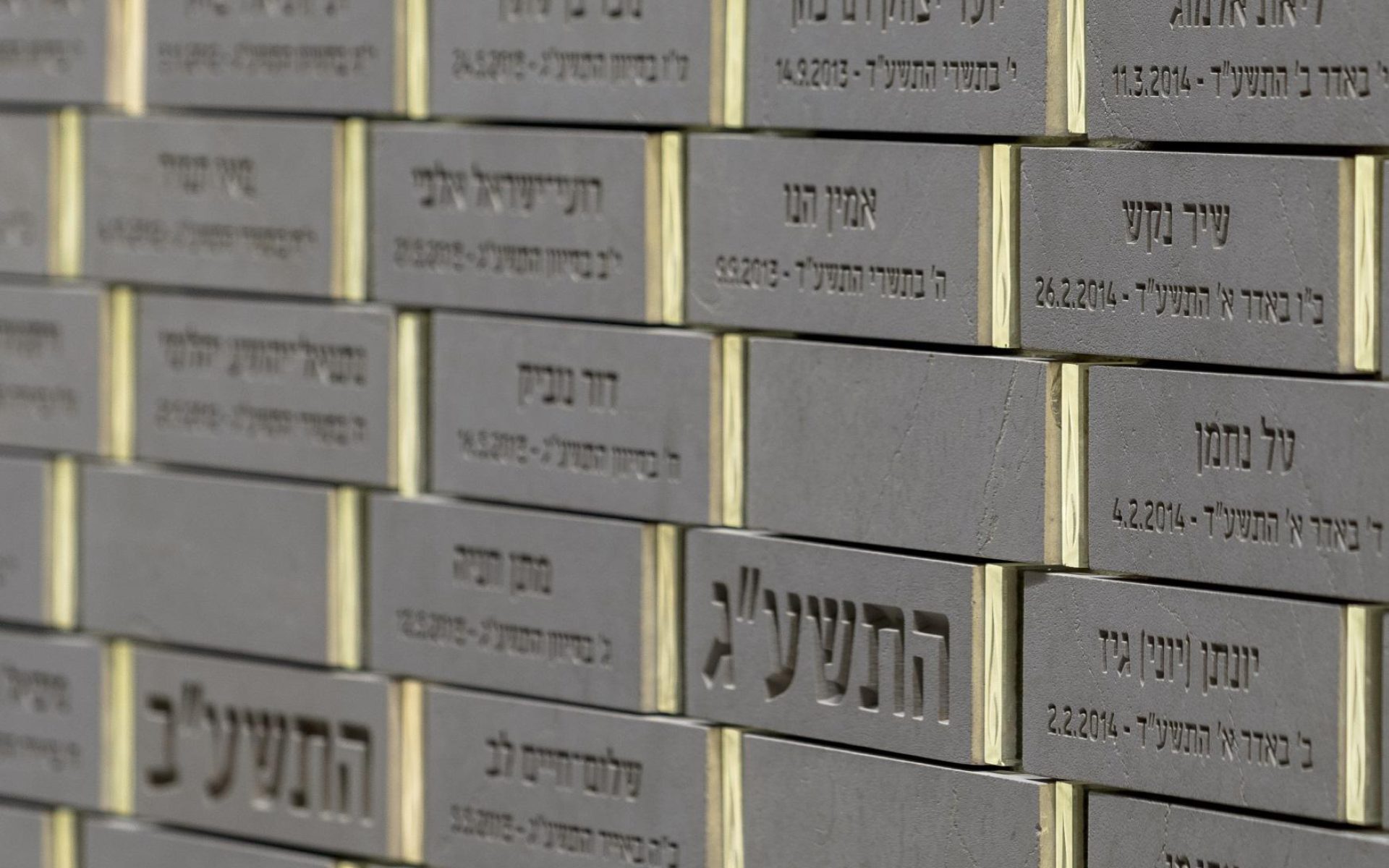 מאות שמות "הצטרפו" מאז אוקטובר לקיר השמות הבלתי נגמר (צילום: עמית גירון)