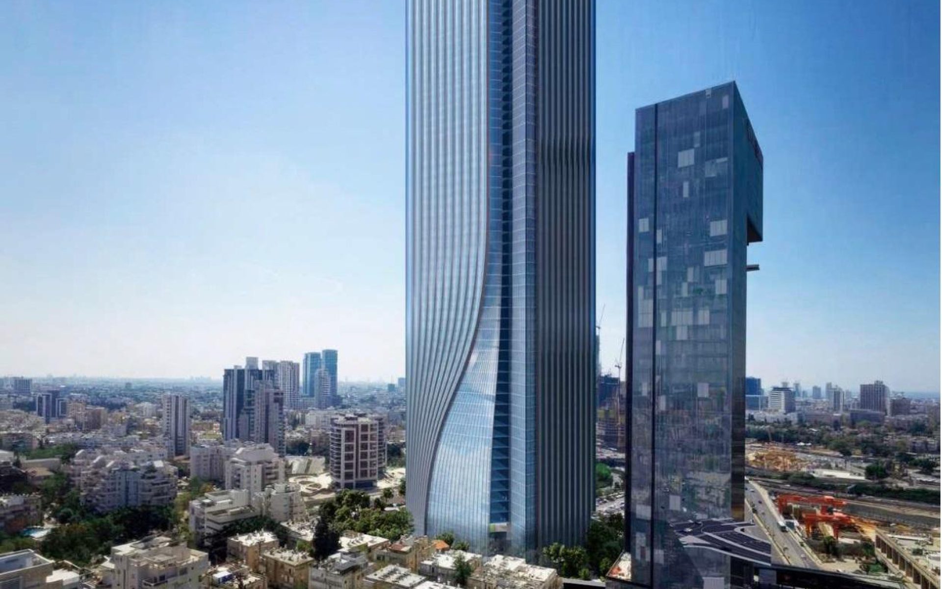 מגדל יורוקום העתידי (הדמיה: חברת קנדה ישראל, מילובלסבקי אדריכלים)