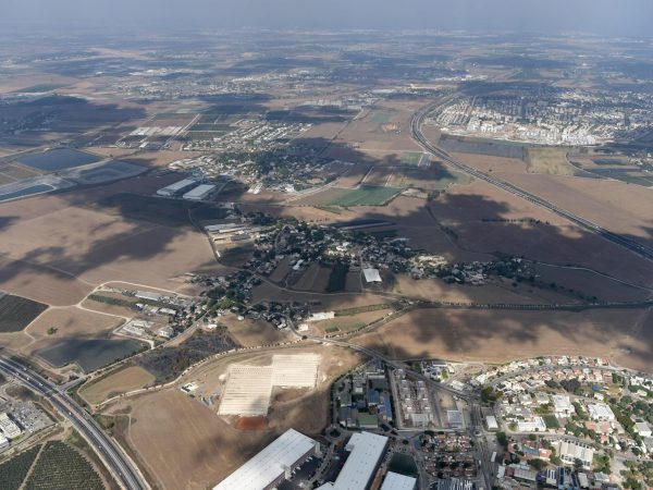 קריית גת מהאוויר (צילום: קובי גדעון, לע"מ)