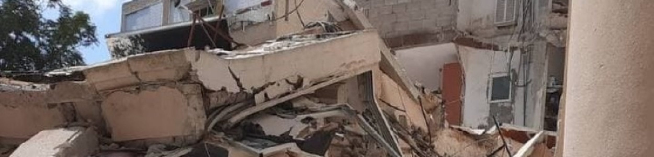 קריסת מבנה סרלין חולון קרדיט שירותי כיבוי והצלה מחוז דו