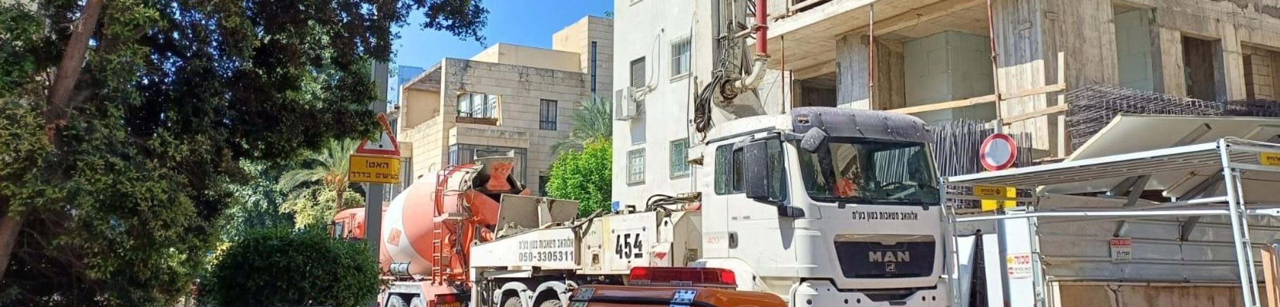 אתר התאונה בתל אביב (צילום: באדיבות איחוד הצלה)